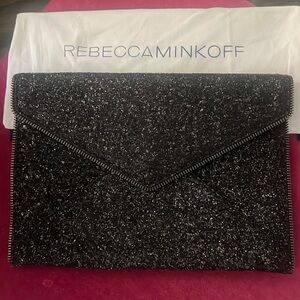 Rebecca Minkoff Leo Glitter Clutch